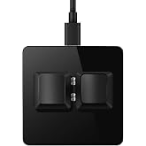 Mini 2-Key Programmable Keyboard with Hotswappable Mechanical Switches | For Rhythm Games RGB Gaming Keypad for Customized Macros Office Work Copy Paste Shortcut Keys