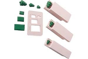 Polylactic Acid Clay Bead Roller 3 Sizes Christmas Tree Shape For Handmade Jewelry And Craft Creation Clay Bead