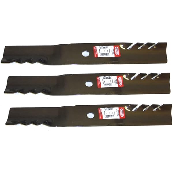 (3) Commercial Mulching Blades Fits John Deere X320 X340 X380 X384 X390