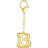 DoDoBeads Initial Keychains, Initial Bubble Bag Charms for Handbag, Gifts for Women Mothers Day Gifts, Cute Stocking Stuffer