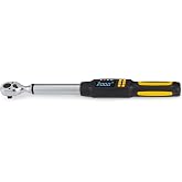 WAXTRON 1/2" Drive Digital Torque Wrench 4.4-147.5 ft-lb/6-200 Nm | 72-Tooth Ratchet Head, Color LCD Display, 4 Torque Units, &plusmn;2% Accuracy