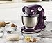 Gourmia EP600 6-Quart, Planetary Action Stand Mixer, with Stainless Steel Bowl Boysenberry- 650 Watts ETL rated 1000 Watts Maximum- Includes Free Recipe Book - 110V
