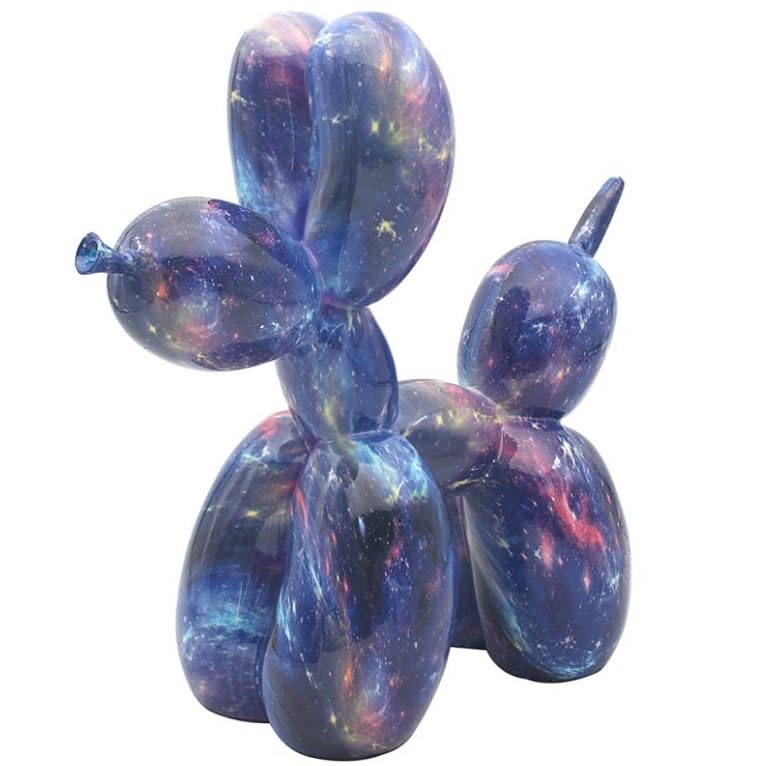 Lesser & Pavey Galaxy Balloon Dog Figurine For Home & Office | Home Decor Ornaments Gift For Women & Men | Beautiful Figurine For Indoor & Outdoor | Living Room Decor Ornaments