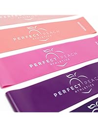 Perfect Peach Athletics bandas de resistencia de entrenamiento, para glúteos ejercicio de pierna bandas de resistencia trabillas de ejercicio equipo para mujeres