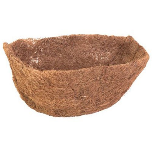 Panacea 88596 half round coco fiber liner, 16-inch