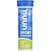 Nuun Active: Lemon+Lime Electrolyte Enhanced Drink Tablets, 10 Count (Pack of 2)