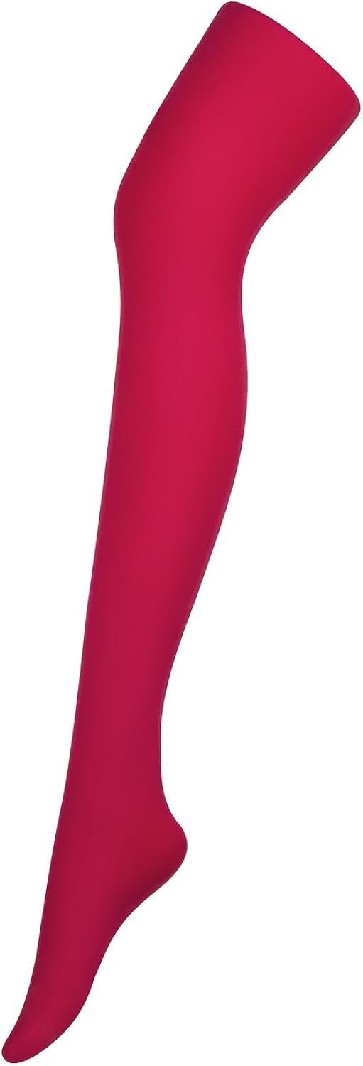 MOOCHI Women 80 Denier Semi Opaque Tights, White, One size fits 100-180LBS at  Women’s Clothing store