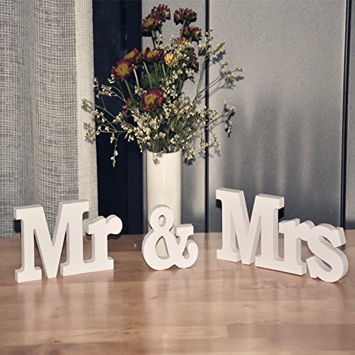 Shifang PVC Mr &amp; Mrs Home Letters Decoration, Mr &amp; Mrs Signs Decor, Wedding Decoration/Present(Mr &amp; Mrs)