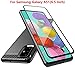 PhuLok Galaxy A51 Case, Samsung A51 Case, with Tempered Glass Screen Protector, Slim Thin Soft TPU Rubber Bumper Rugged Durable Protective Case for Samsung Galaxy A51 (Black-A51)