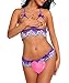 HOTOUCH Women's Strappy Lingerie Lace Babydoll Halter Bodysuit,Dark Voilet,Medium