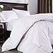 Puredown All Seasons White Down Comforter Cotton 600 Fill Power, Full/Queen Size, White