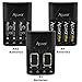 Acuvar 3 in 1 Battery Charger for Double AA, Triple AAA and 9V Batteries