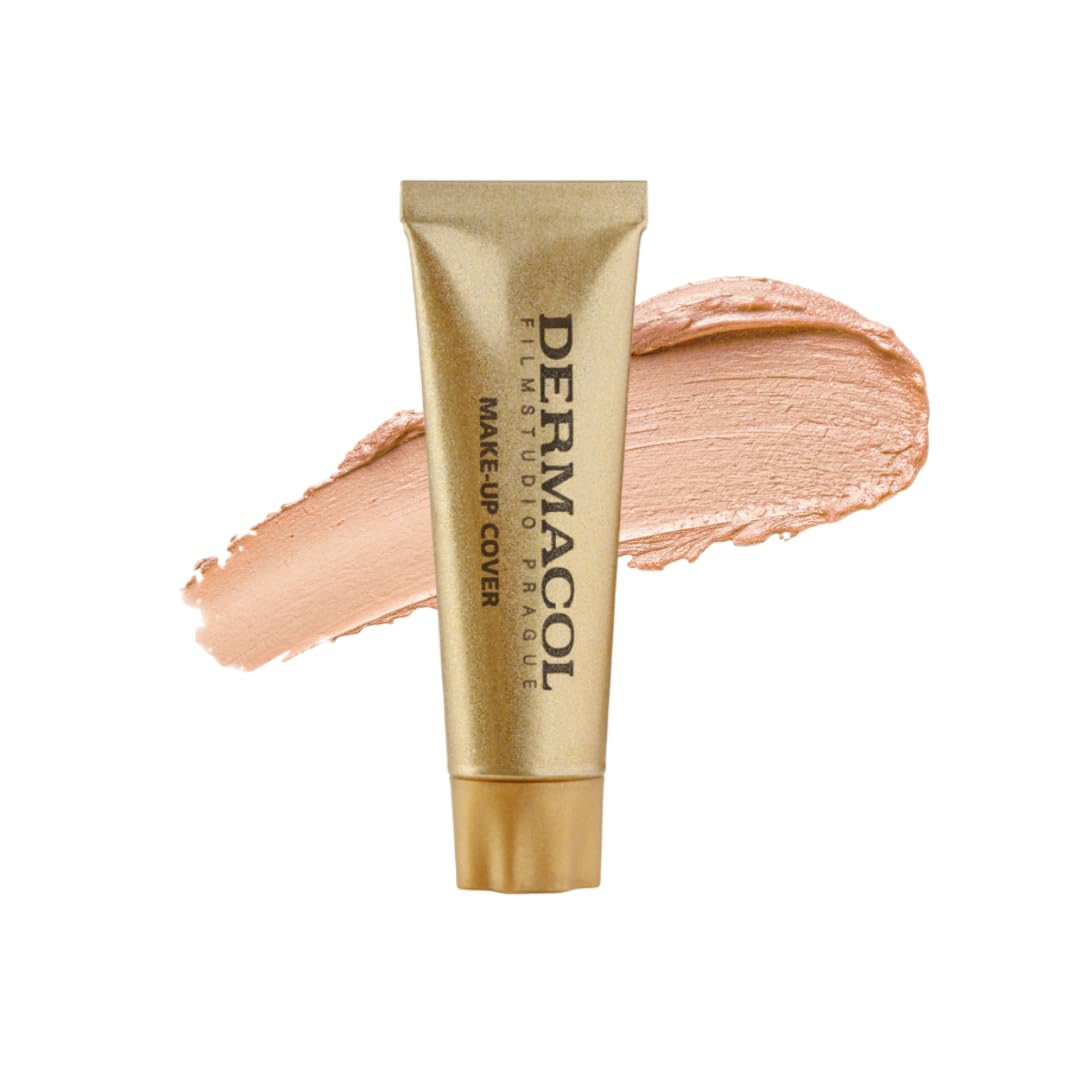 Dermacol Mini Full Coverage Foundation 13g, Liquid Matte Makeup with SPF 30, Waterproof Foundation for Oily Skin, Acne & Under Eye Bags, Long-Lasting Makeup Product Shade - 209