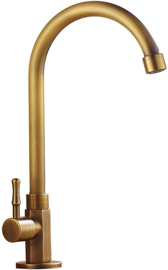 HOUDERCO Retro Wandwasserhahn Aus Kupfer – Schwarz & Antik Für Küche & Bad