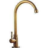 Neu Schwanenhals Einhand Armatur Küchenarmatur, Wasserhahn, Edelstahl