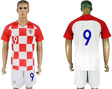 Sonucoci Croatia Team 9 Home 2018 World Cup Men Red Soccer jersey - XL