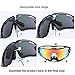 Polarized Sports Sunglasses UV400 Protection Cycling Glasses With 5 Interchangeable Lenses for Cycling, Baseball ,Fishing, Ski Running ,Golf