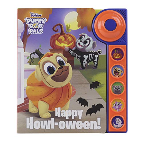 Disney Junior Puppy Dog Pals - Happy Howl-oween Doorbell Sound Book ...