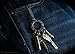 TEC Accessories P-7 Suspension Clip - Multi-Purpose Keychain Pocket Clip Key Ring - Durable Key Holder Pocket Clips Everyday Carry Keychain Accessory (Bead Blasted Stainless Steel, 2-Pack)