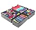 Sorbus® Set of 4 Foldable Drawer Dividers, Storage Boxes, Closet Organizers, Under Bed Organizer (Gray Chevron Pattern)