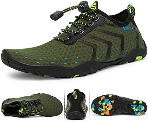 Otfi® Fashion Swimming Shoes Women Men's Beach Shoes Surf Shoes Aqua Shoes Barefoot Bathing Shoes for Watersports Beach Pool Surfing Yoga
