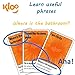 KLOO Learn Spanish Card Game | 'Food & Drink' Vocabulary | Fun for Family Kids Adults School | Speak 100's Words in a Flash | Thousands of Sentences | Juegos de Cartas en Español | 1–4 Players