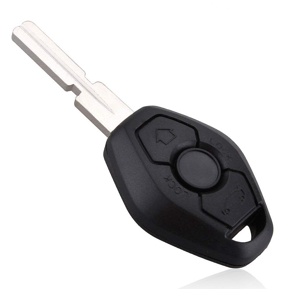 Key Shell Accessories Replacement Key Cover 3 Buttons Compatible With BMW Series – 3 – 5 – 7 – X5 – Z3 – E36 – E38 – E53 – E60 – E63.