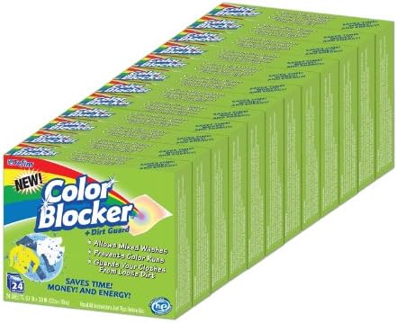 Color Blocker Dye-trapping, In-wash Cloths - 24 Each (12 Pack Tray)