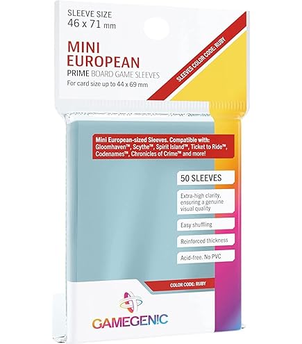 Amazon.com: Prime Board Game Sleeves | Pack of 90 Extra-Clear Sleeves | 81  by 122 mm Card Sleeves Optimized for Use with Dixit and Mysterium | Premium  Card Protection | FFG Sand