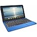 RCA Viking Pro Blue Edition 10 Inch Touchscreen 2 In 1 Tablet Laptop (Quad-Core Processor, 32G storage, Detachable Keyboard, Free Office Moblie APP, IPS Display, Android 6.0)