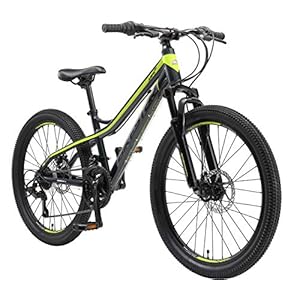 BIKESTAR Aluminium mountainbike jeugdfiets 24 inch vanaf 9-14 jaar hardtail | 21 versnellingen Shimano schakeling…