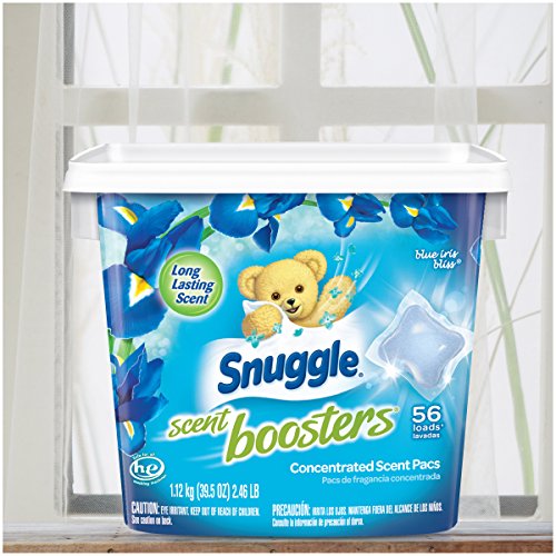 Snuggle Laundry Scent Boosters Concentrated Scent Pacs, Blue Iris Bliss, Tub, 56 Count - Thumbnail 2