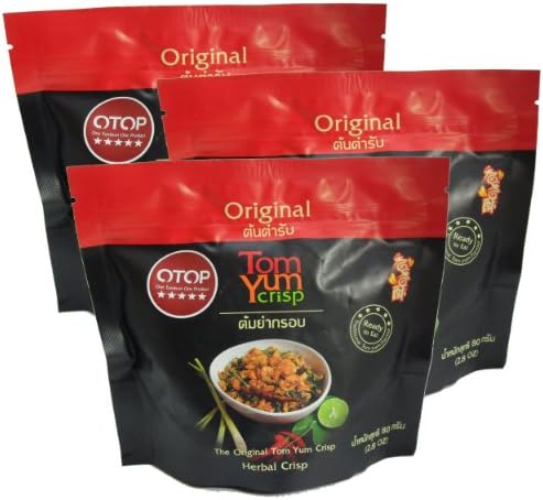 Herbal Tom Yum Crisp Original Pack of 3 l