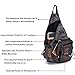 DDDH Large Sling Bags Crossbody Backpack 14.1-Inch Chest Daypack Travel Bag Book Bag for Men&Women(Grey)