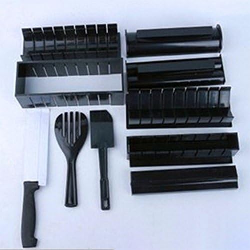 Sushi Mold Kit 11 pcs/Set, Home Supply Kitchen Tool Sushi Mold Kit DIY Sushi Mold Sushi Knife Rice Mold Multifunction Sushi Tool