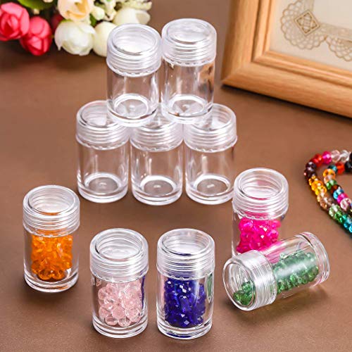Legendog 30 Grids Diamond Painting Storage Containers, Clear Plastic Bead Storage Containers Light Boxes for Diamond Painting, Embroidery Accessories Diamond Art Painting Tool Boxes Organizers