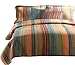 Greenland Home 100% Cotton Fashion Quilt Collection, Prewashed, Reversible Quilt Set, 3-Piece King/Cal King, Katy