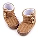 MiYuebb Toddler Boy/Girls Snow Boot Fleece Woollen Fur Knitted Baby Boots Warm Baby Booties