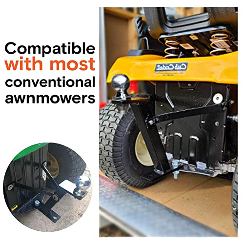 Lawn Mower Tractor Hitch ZTR Riding Garden Tractor Lawnmower Trailer