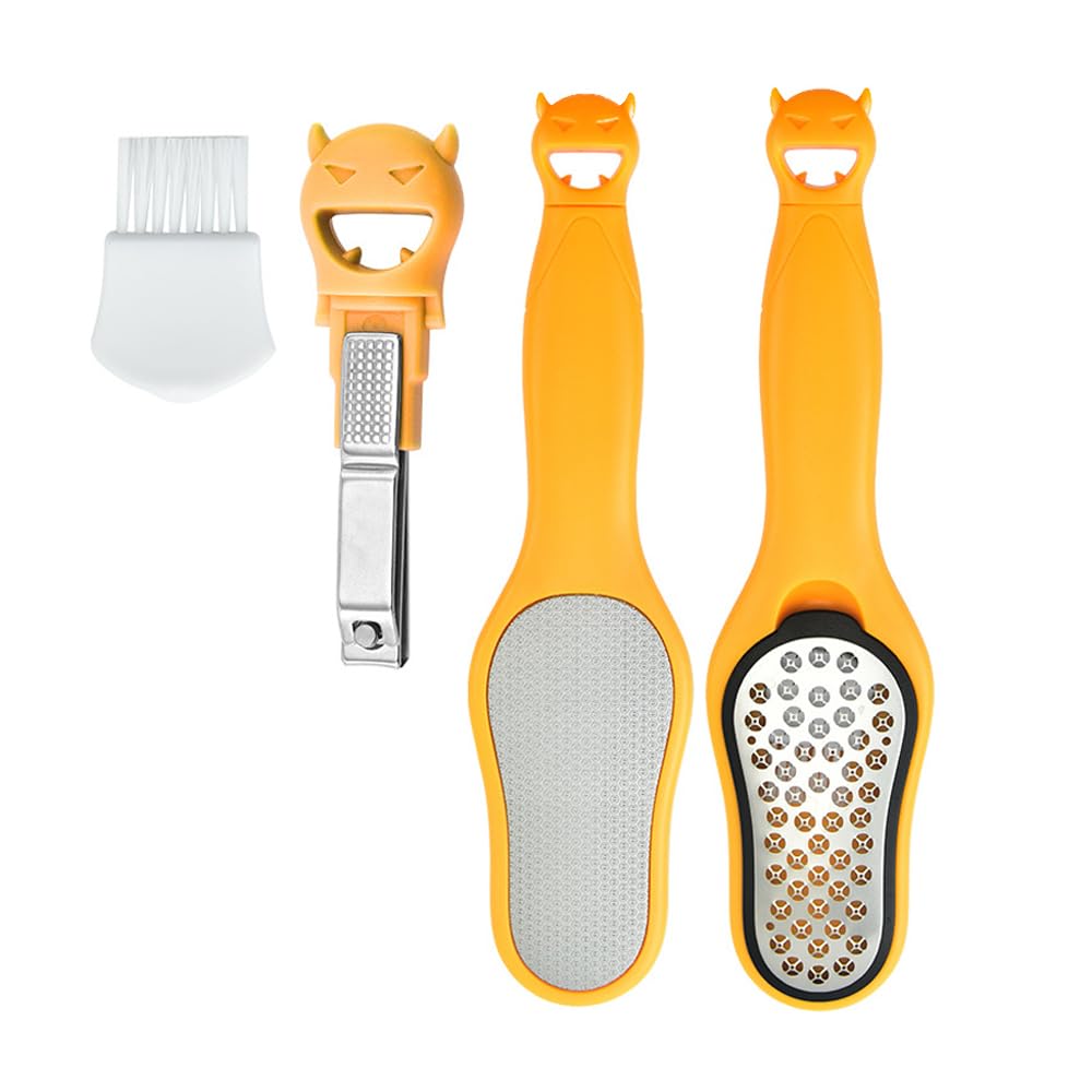CENPEK Callus File 3 in 1, Multifunctional Foot Care Tool, Stainless Steel Foot File with Pumice Stone, Pedicure Tool for Removing Dead Skin, Calluses, and Cracked Heels
