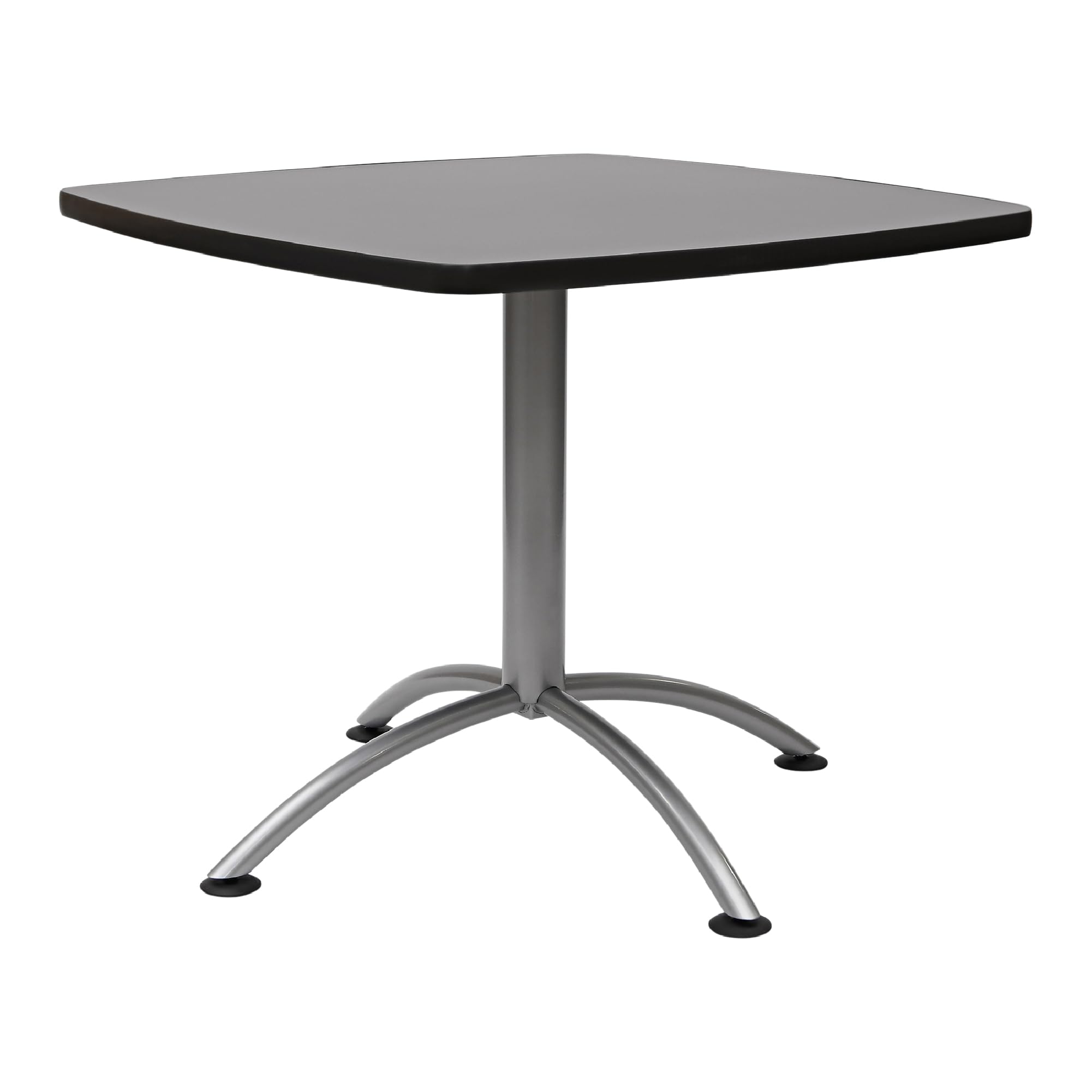Photo 1 of ***INCOMPLETE***Iceberg CafeWorks Square Cafe Table, Indoor/Outdoor, Commercial Grade, Graphite Granite and Silver, 36” W x 36” L x 30”