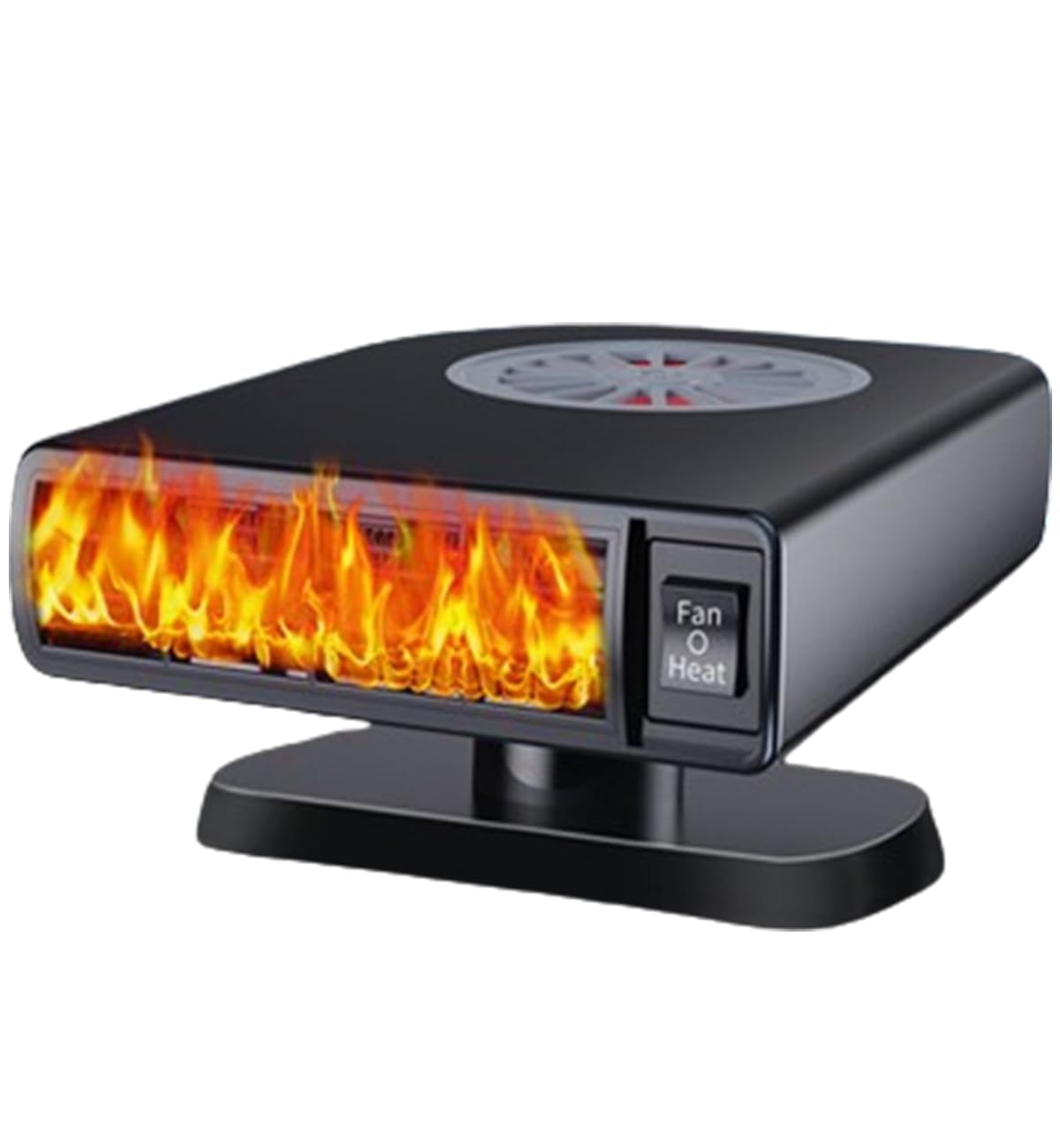 Photo 1 of 12V Car Heater, 150W Windshield De-Icer, 360° Rotation, 2 in 1 Fast Heating & Cooling Function Plug in Cigarette Lighter Car Defroster – Ideal for 12volt Cars, SUVs, Trucks, Taxis