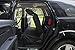 Oxgord 17pc Flat Cloth Seat Cover Set for Car/Truck/Van/SUV, Airbag Compatible, Split Bench, Red & Black