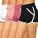 Jushye Clearance!!! Women's Yoga Sport Shorts, Ladies Summer Running Pants Cropped Leggings Short Pant Stretch Trousers (A, XL)