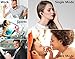 Bluetooth Wireless Earbuds with 800mAh Charging Box, Touch Control Sports Earphones in-Ear IPX5 Waterproof HD Stereo Sweatproof Headphones with Built-in Mic (Black + Wall Charger)