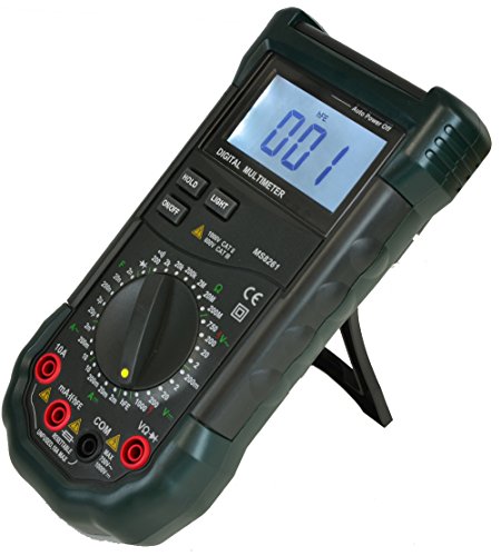 Mastech MS8261 30-Range Full Featured Manual Digital Multimeter with Capacitance Measurement, MS8260 Series