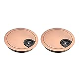 uxcell Cable Hole Cover, 3.1Inch/80mm Zinc Alloy