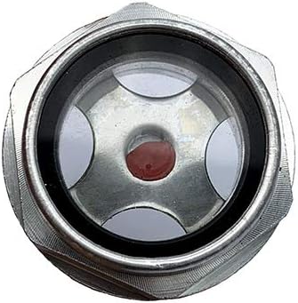 Flyshop Aluminum alloy 22mm Dia Male Thread Air Compressor Oil Level Sight Glass