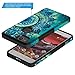 Rosebono Compatible With Google Pixel 2 XL Case, Hybrid Dual Layer Shockproof Hard Cover Vintage Graphic Fashion Cute Colorful Silicone Skin For Google Pixel 2XL (Green Mandala)
