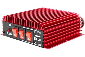 Vernijtrdy -200 Mini High Power Full Mode Amplifier CB Amplifier 3-30MHz Switching Power Supply SSB Unilateral Amplifier 12-1